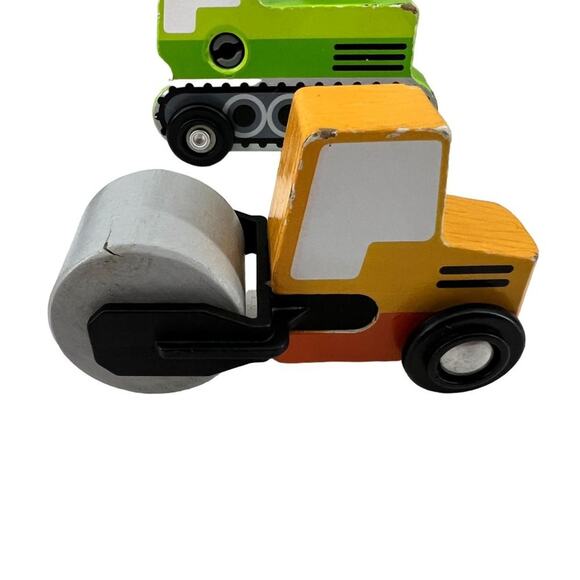 Wooden Construction Vehicle Lot Of 6 Melissa and Doug and More - Picture 4 of 14